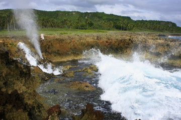 Obraz premium Devil's Mouth, Samana peninsula, Dominican Republic
