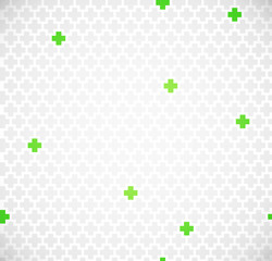 Green medical pattern