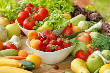 Fresh fruit and vegetable - organic food