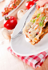 Homemade lasagne