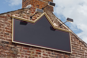 Traditional tavern pub sign