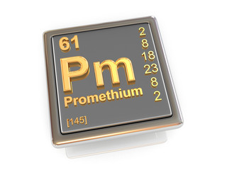 Promethium. Chemical element.