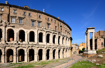 Obraz premium Teatro Marcello, Roma