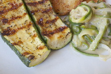 Zucchini Cooked Three Ways