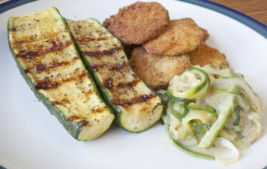 Zucchini Cooked Three Ways