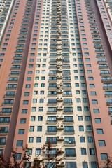 Fototapeta na wymiar Residential building in Shanghai
