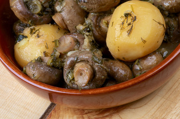 Mushroom and Potato Stew