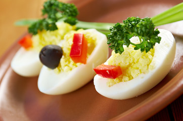 stuffed eggs