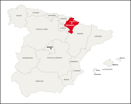 Autonome Region Navarra, Spanien