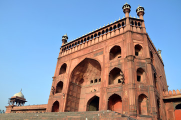 Fototapeta premium Gate of Jama Masjid in Old Delhi,India