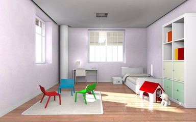 room interior - Kinderzimmer