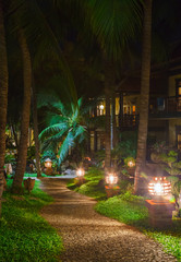 Naklejka premium footpath in a hotel