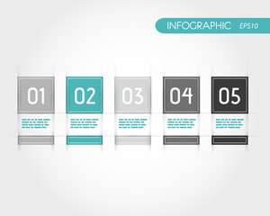 turquoise square infographics with fringe