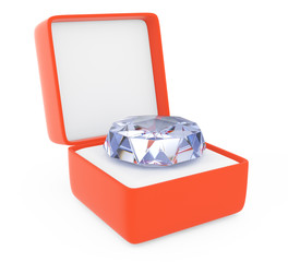 gift box with diamond