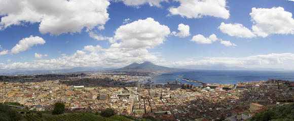 Fototapeta na wymiar Naples landscape