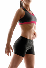 Mujer atlética en forma.