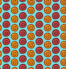 Seamless pattern with circles