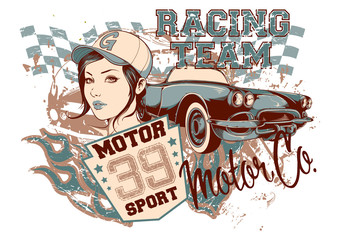 Racing team © Tshirt-Factory.com