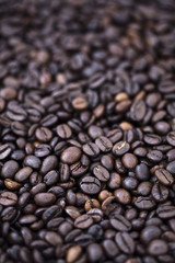 Coffee Beans Background - Bokeh