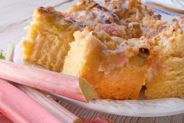 rhubarb tart