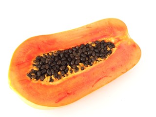 Papaya Red Maladoll isolated on white background