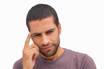 Fototapeta premium Handsome man thinking