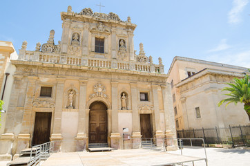 The Purgatorio Church in Castelvetrano, Sicily, Italy