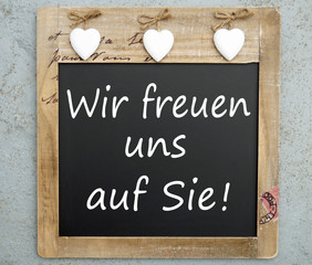 Wir freuen uns auf Sie!
