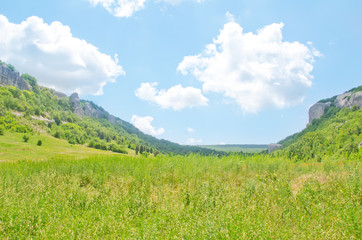 Fototapeta na wymiar mountain in Crimea