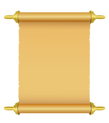 Scroll of old paper.