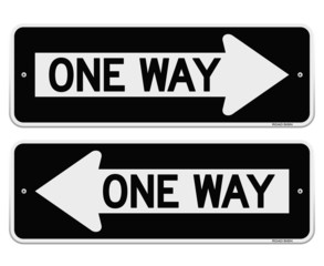One Way Sign