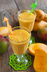 Fresh mango cocktail