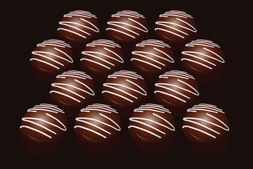 Assortment of chocolates