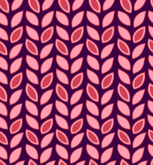 Background with rows of leafs