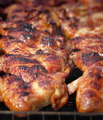 Grilled chicken leg