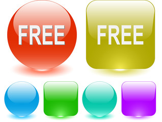 Free. Vector interface element.