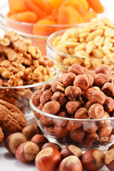 Composition with nuts and apricots