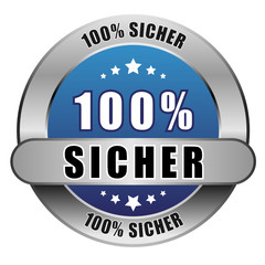 5 Star Button blau 100% SICHER DTO DTO