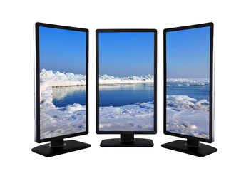 Fototapeta premium icy landscape
