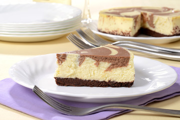 Chocolate cheesecake