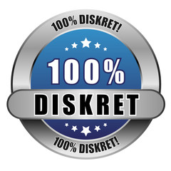 5 Star Button blau 100% DISKRET WSD WSD
