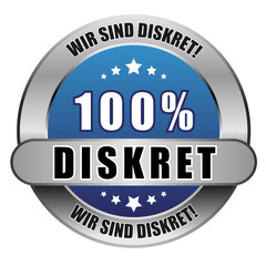 5 Star Button blau 100% DISKRET WSD WSD