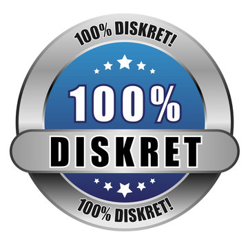 5 Star Button blau 100% DISKRET WSD WSD