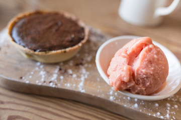 Ice Cream and Chocolate Torte