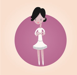 cute ballet dancer