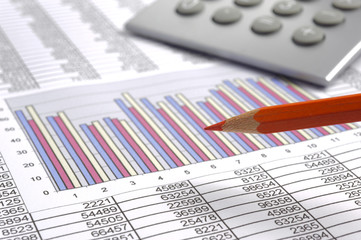 Obraz premium Finanzen Kalkulation