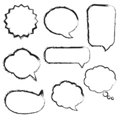 Big Set Speech Bubbles
