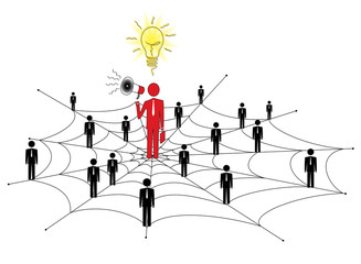 Network marketing is based on the transfer of ideas and info
