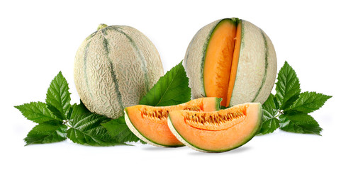 Meloni su sfondo bianco - 52736758