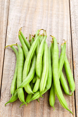 Organic pole beans